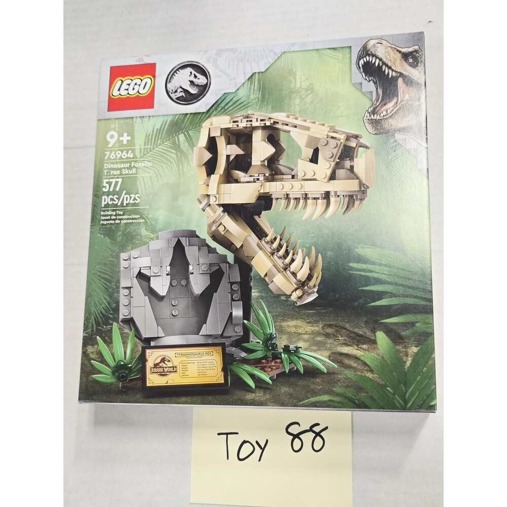 LEGO Jurassic World 76964 Dinosaur Fossils T. rex Skull 577pcs 9+ Building Set